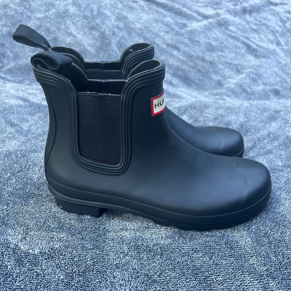 New- Hunter Rain Boots Ankle Height - 39/8 US